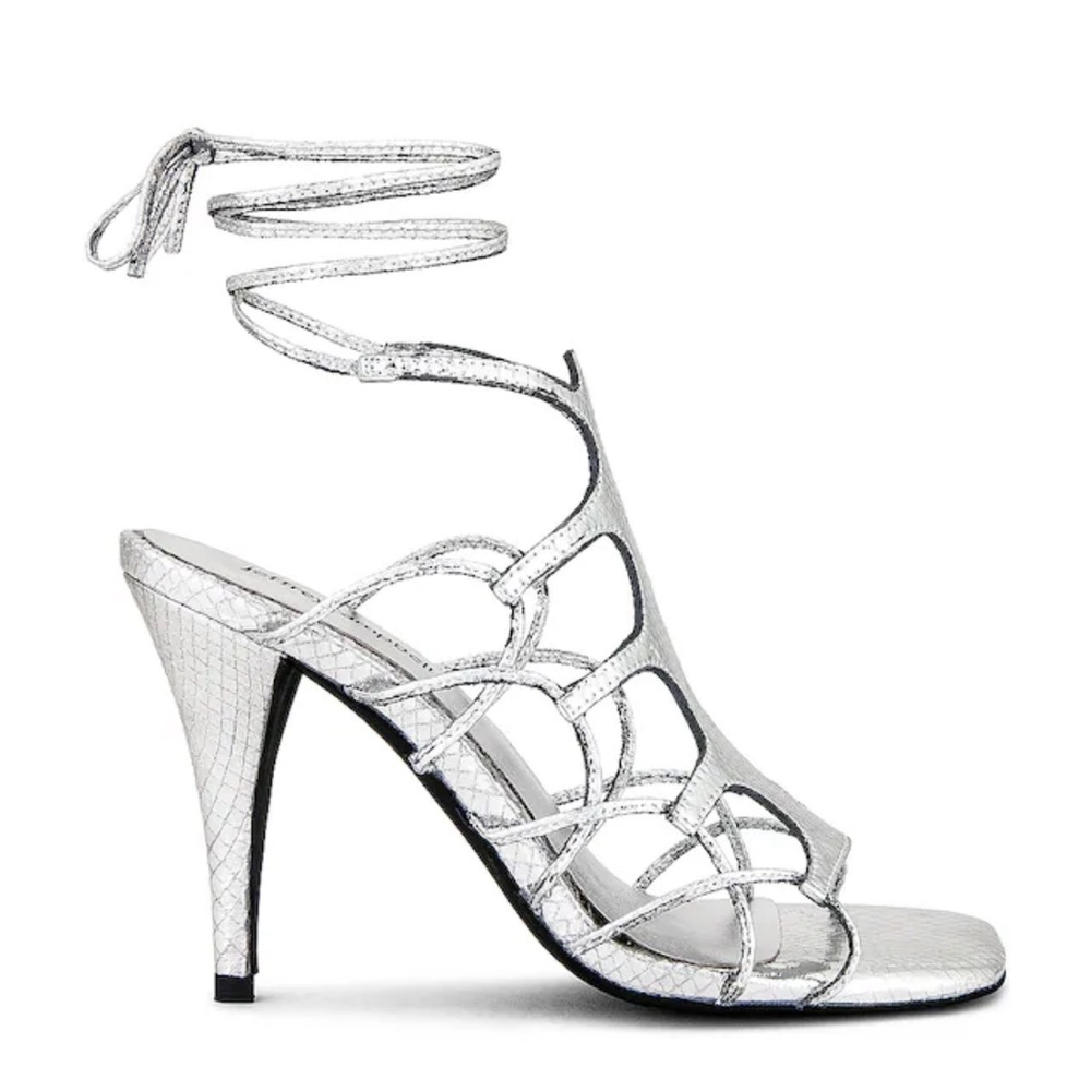 JEFFREY CAMPBELL | Silver sandal 8